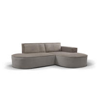 ECKSOFA L-förmiges Modena Soft Beige Rechts - Beige, Holz (236/165cm) - Kaiser Möbel