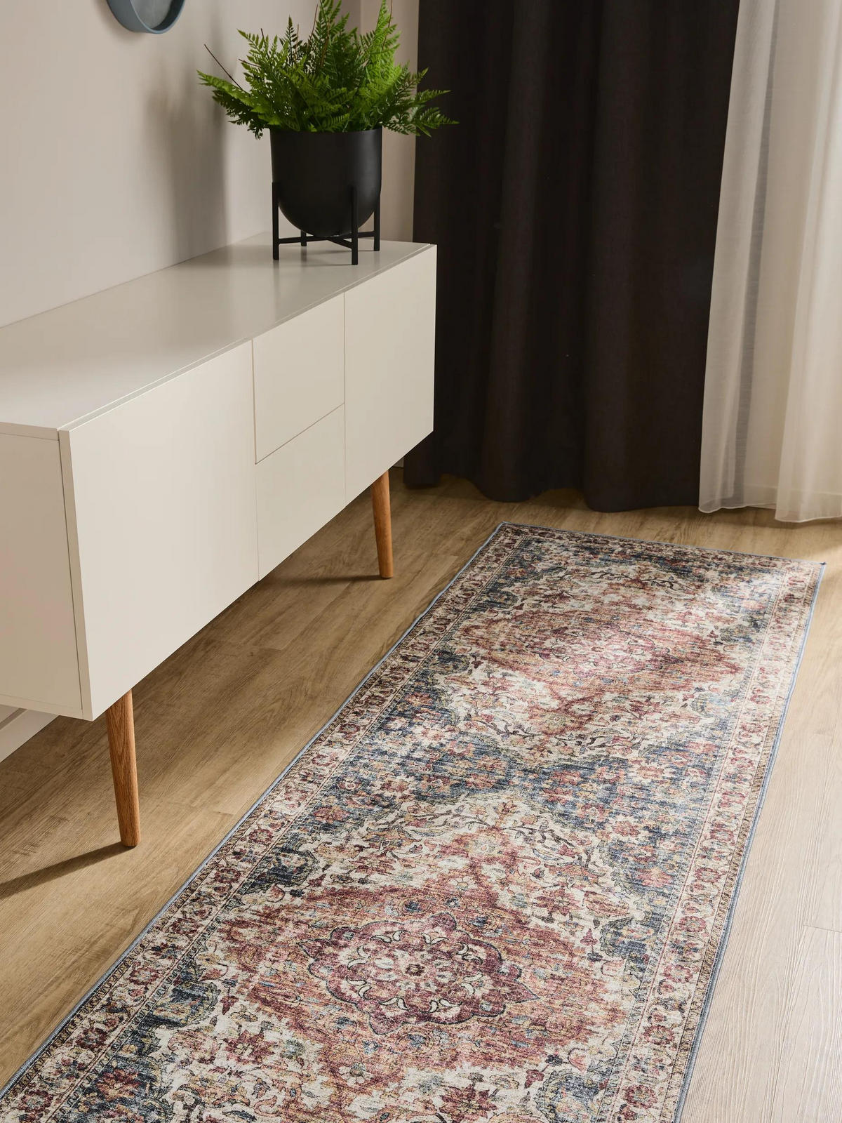 VINTAGE-LÄUFER George waschbar 80x240 cm - Multicolor, Kunststoff (80/240cm) - benuta