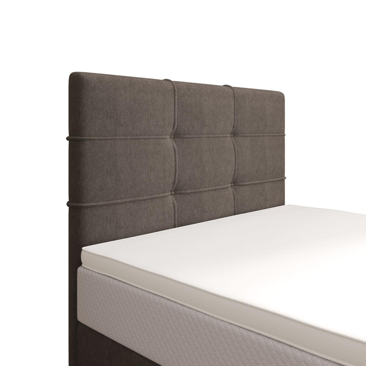 BOXBETT DUO 2 100x200 Cosmic 03, mit Matratze H3, Bonell und Topper, Braun - Braun, Holz/Kunststoff (100/200cm) - Bedante