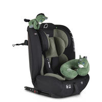 KINDERSITZ i-Size i-Safe grün (76-150cm) Isofix, Top Tether, 13-fach verstellbar - Grün, Kunststoff (45/60/46cm) - Moni