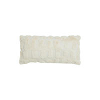 DEKOKISSEN Sarmi Weiß 60/30/10 cm - Weiß, Textil (30/60cm) - Light & Living
