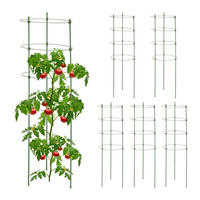 6XRANKHILFE - Grün, Kunststoff/Metall (28/90/28cm) - Relaxdays