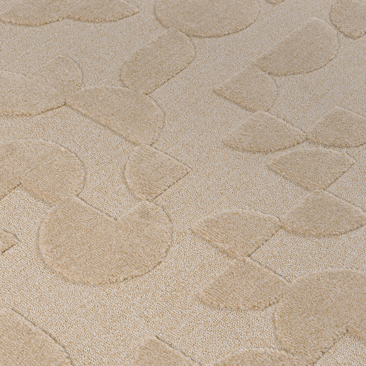 TEPPICH Beige Geometrisch, Moderne 120 x 170 cm - Sandfarben/Beige, Textil (120/170cm) - Mazovia