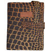 WICKELTASCHEN ORGANIZER Wickelmax - Dunkelbraun/Goldfarben, Textil (20/25cm) - Hoppediz