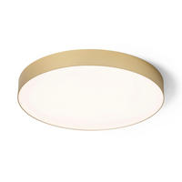 DECKENLEUCHTE LARISA R 60 DIMM Perlgold 100 W - Goldfarben, Metall (60/60/7cm) - Rendl