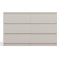 KOMMODE Malwa greige, 75 x 120 x 30 cm - Kaschmir, Holzwerkstoff (120/75/30cm) - Selsey