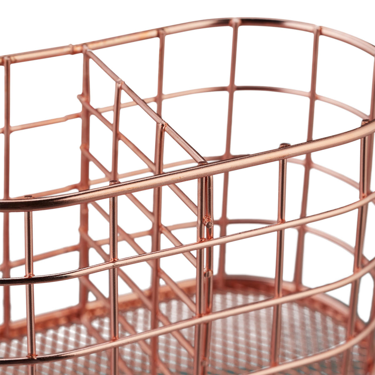 STIFTEHALTER - Kupferfarben, Metall (8/15/9cm) - Relaxdays