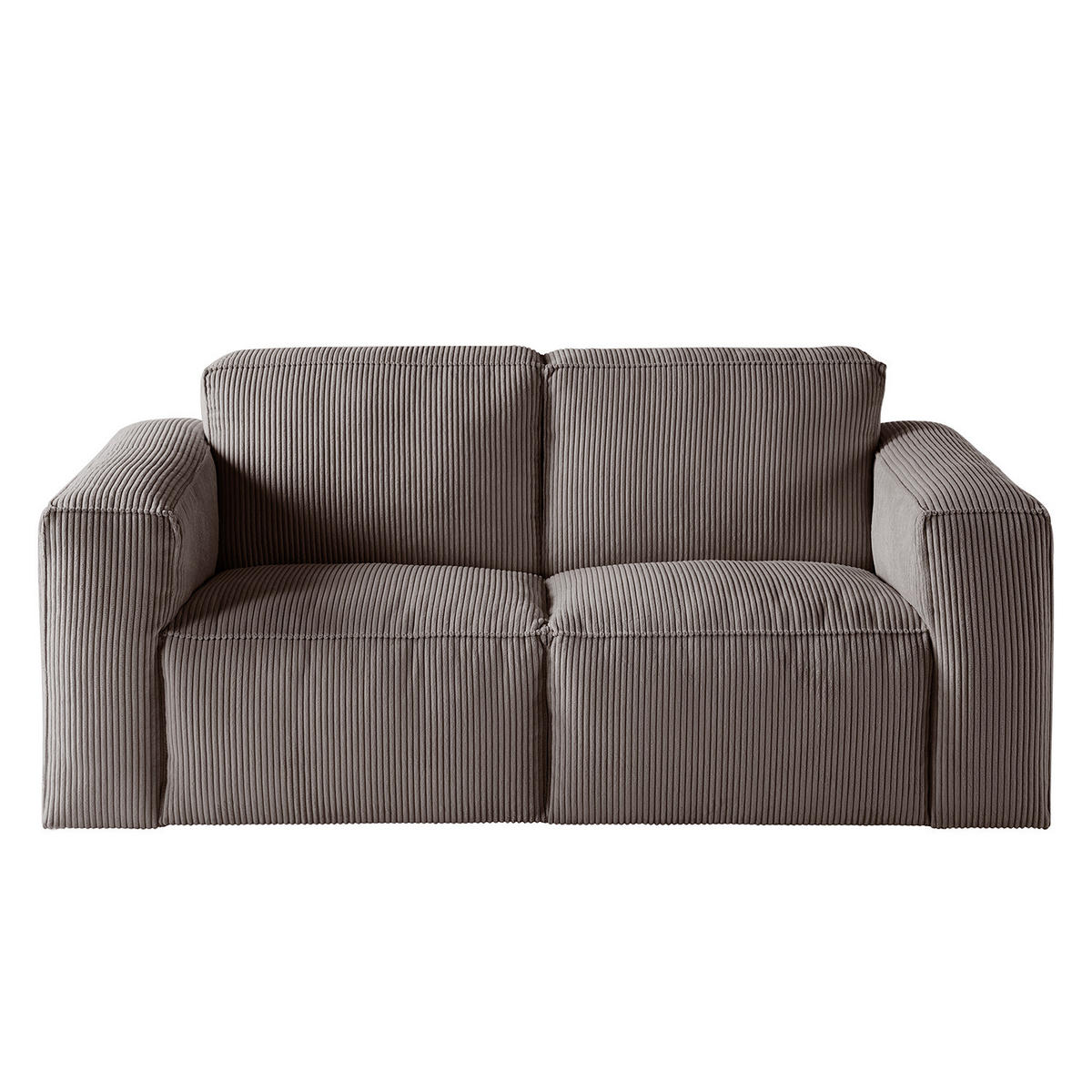 2-SITZER SOFA - Cappuccino, Textil (190/75/96cm) - home24