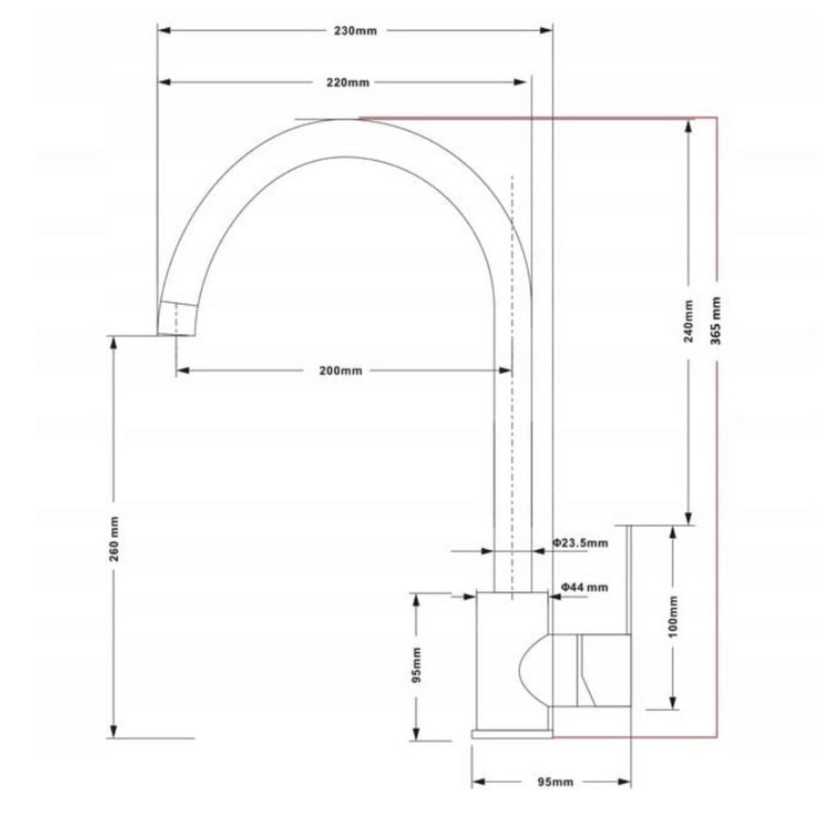 SPÜLUNTERSCHRANK 60cm mit Spüle + Armatur + Siphon Eichenfarbe - Eichefarben, Holzwerkstoff (60/82/50cm) - Stamar