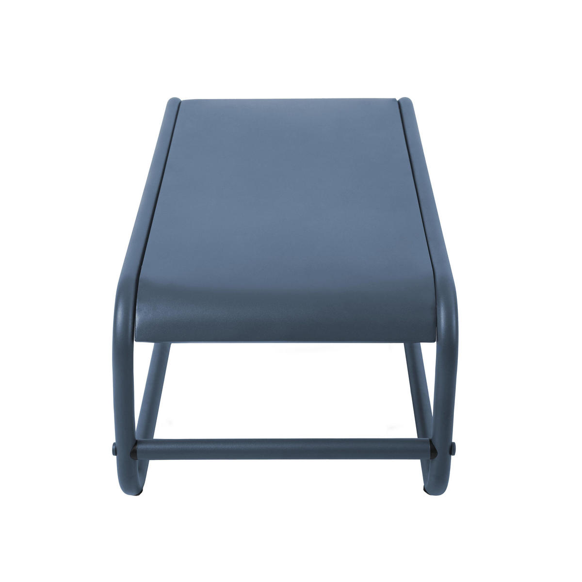 BEISTELLTISCH, pazifikblau - Blau, Metall (85/40/30cm) - Oviala