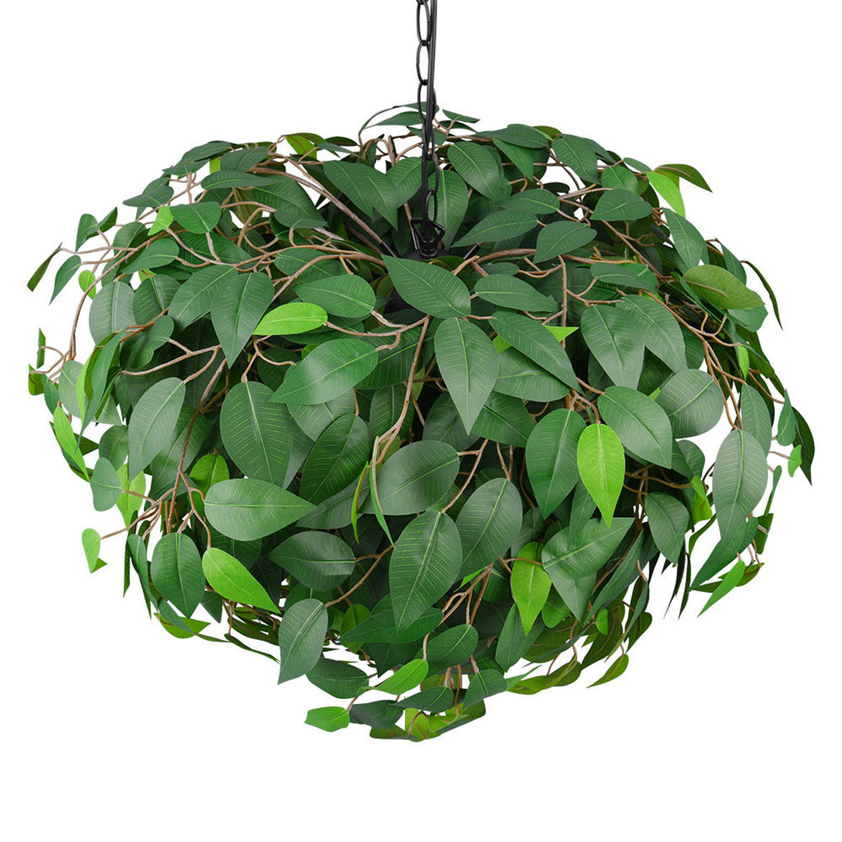 HÄNGELEUCHTE LEAVY Metall Grün - Grün, Metall (70/70/150cm)