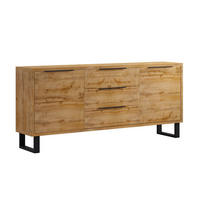 SIDEBOARD Eden Holz und Metall - Braun, Holzwerkstoff (201/83/45cm) - Petits-meubles