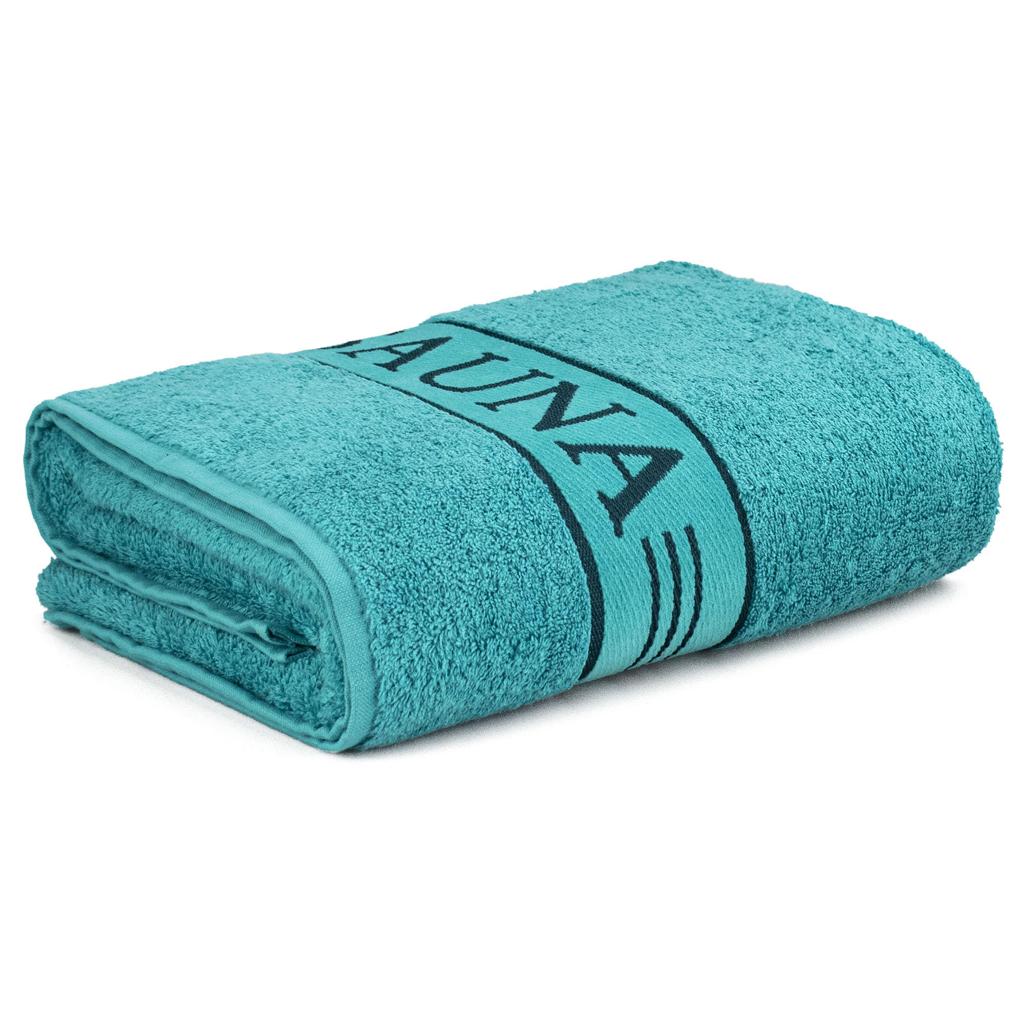 SAUNATÜCHER SAUNA OCEAN - 460 - Blau, Textil (80/200cm) - Frottana