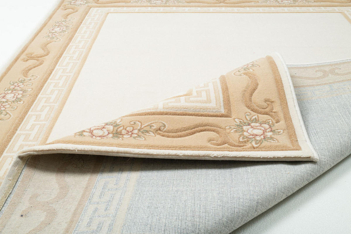 WEBTEPPICH Pelinia 60x110 cm - Beige, Textil (60/110cm) - THEKO