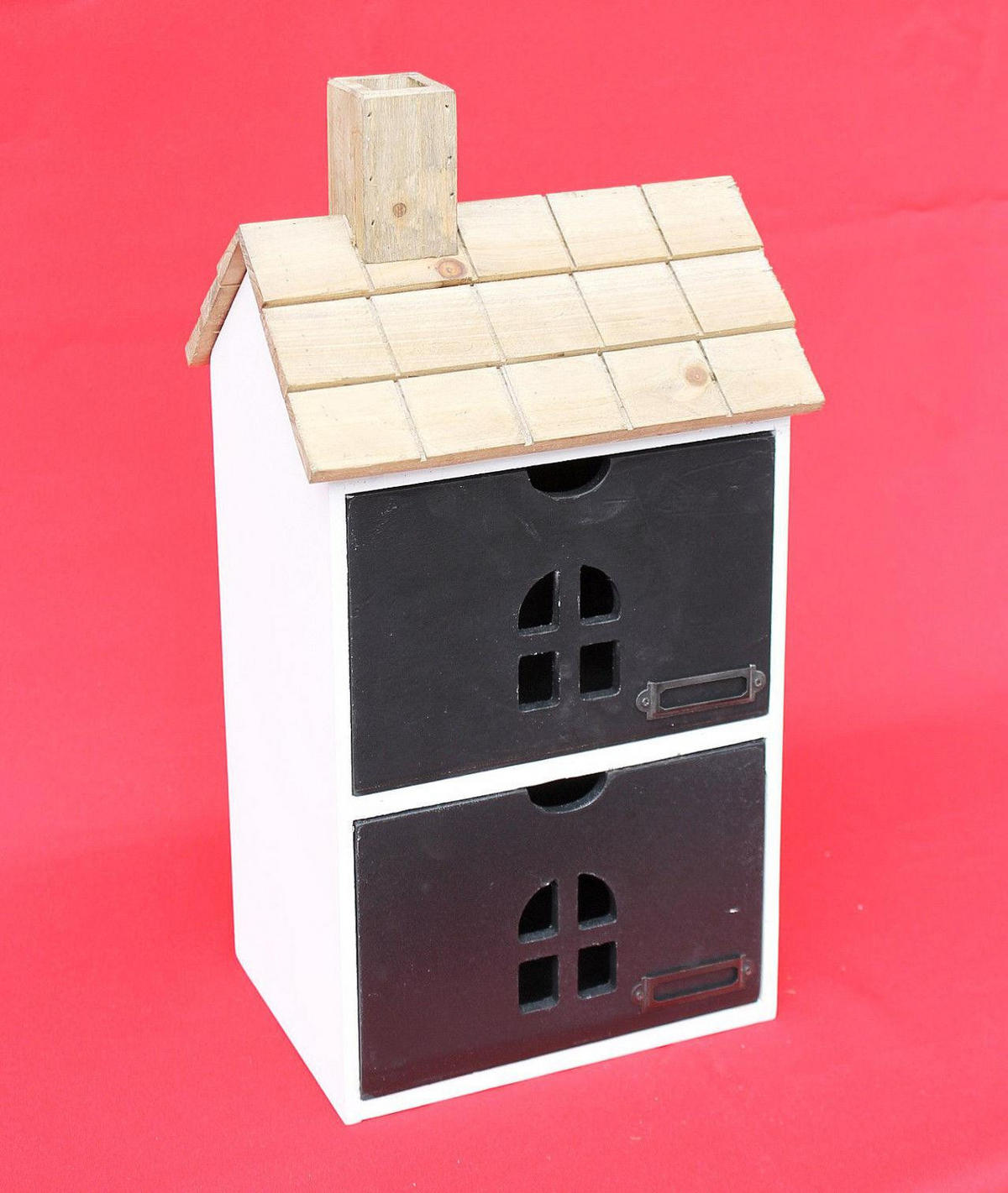MINIKOMMODE Holz 22/17/43 cm - Weiß, Holz (22/43/17cm) - DanDiBo