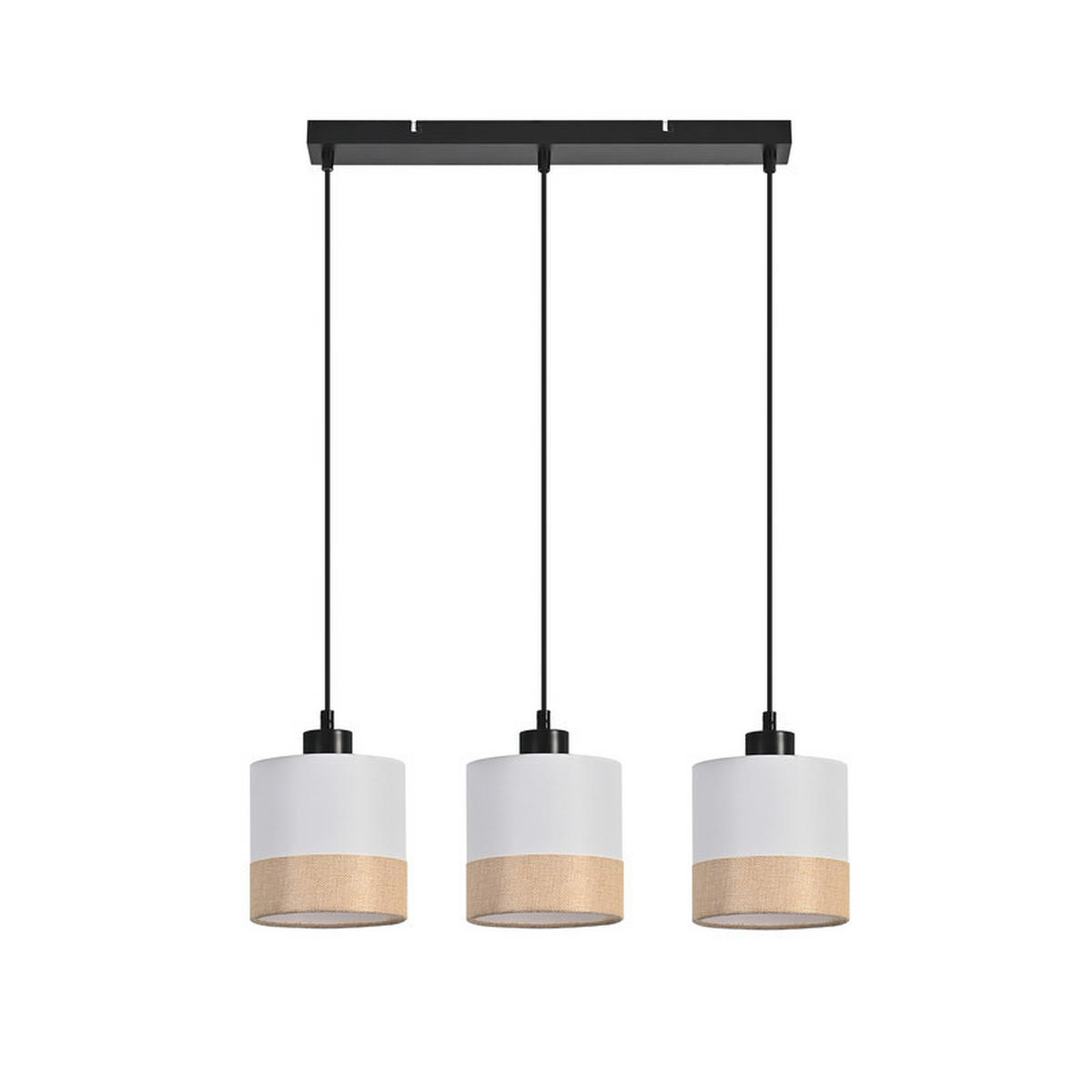 PENDELLEUCHTE BEATRICE Ⅲ 48/5/120 cm - Weiß, Metall (48/5/120cm) - Nettlife