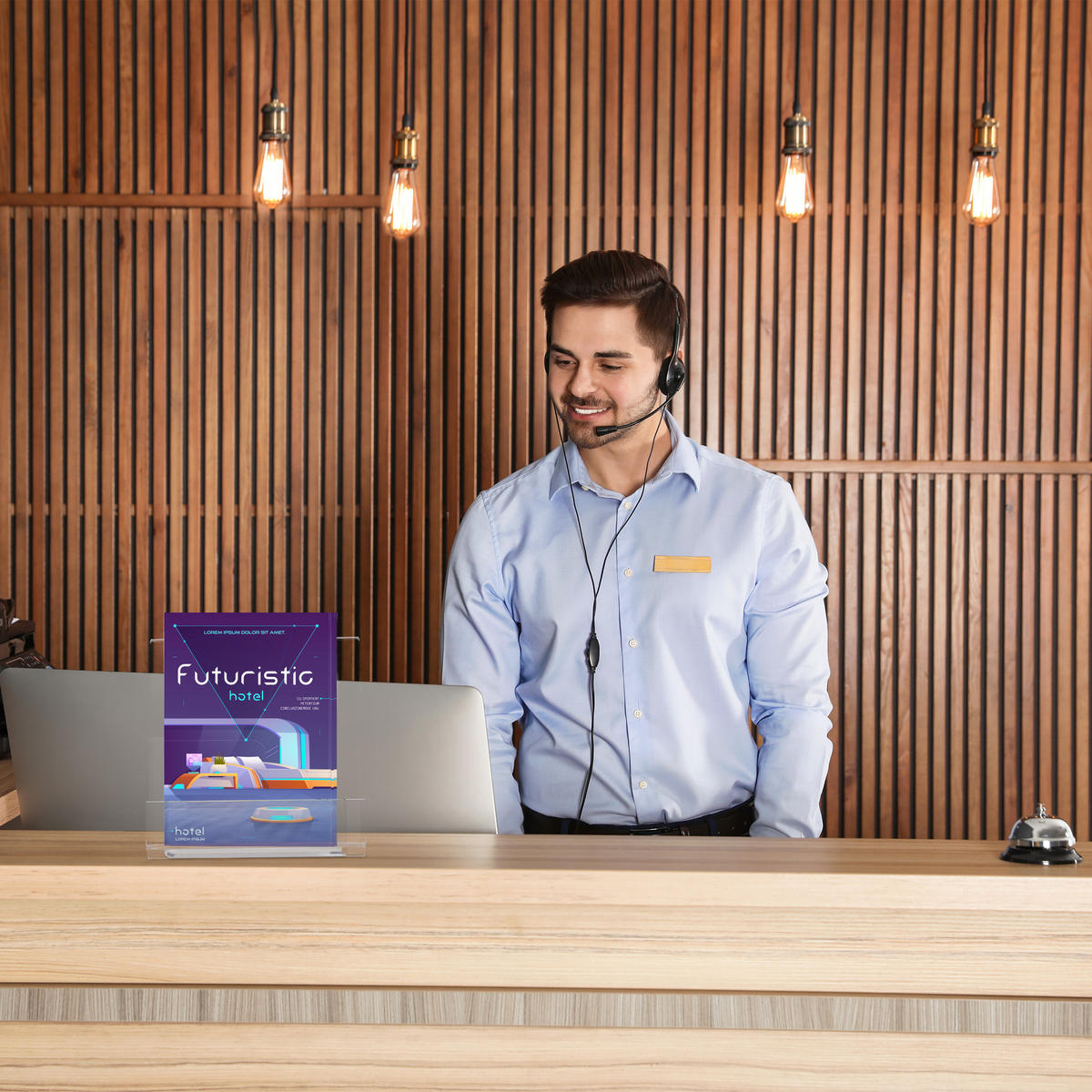 BUCHAUFSTELLER A5 - Transparent, Kunststoff (15/15/11.5cm) - Relaxdays