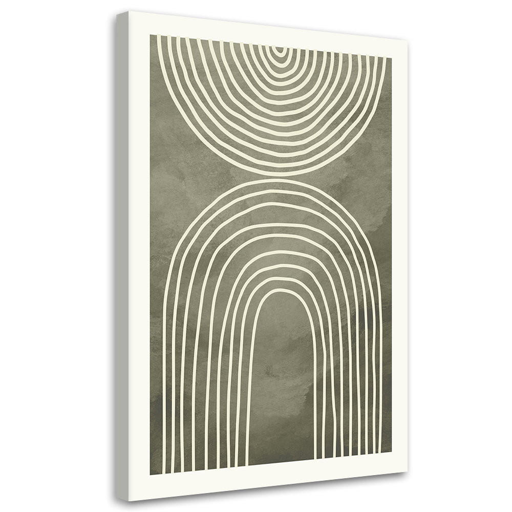 KUNSTDRUCK Grün 60/90 cm - Grün, Textil (60/90cm) - KUNSTLOFT