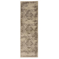 VINTAGE-LÄUFER Suki 80/240 cm - Creme/Braun, Kunststoff (80/240cm) - benuta