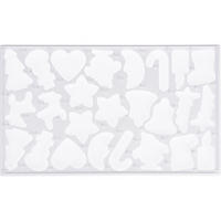 AUSSTECHFORM Weihnachtsmotiv 37/22 cm - Silberfarben, Kunststoff (1/22/36.5cm) - Home Styling Collection