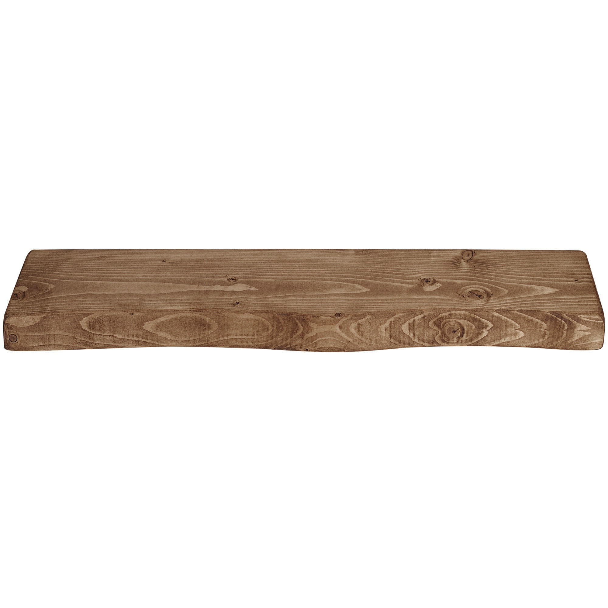 WANDREGAL rustikales 16/4,4/60 cm Nussbaum - Rotbraun, Holz (60/4.4/16cm)