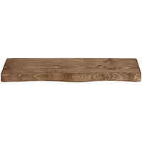 WANDREGAL rustikales 16/4,4/80 cm Nussbaum - Rotbraun, Holz (80/4.4/16cm)