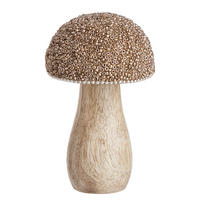 DEKO-PILZ Harvest Love - Goldfarben, Glas/Holz (7/11/7cm) - Butlers