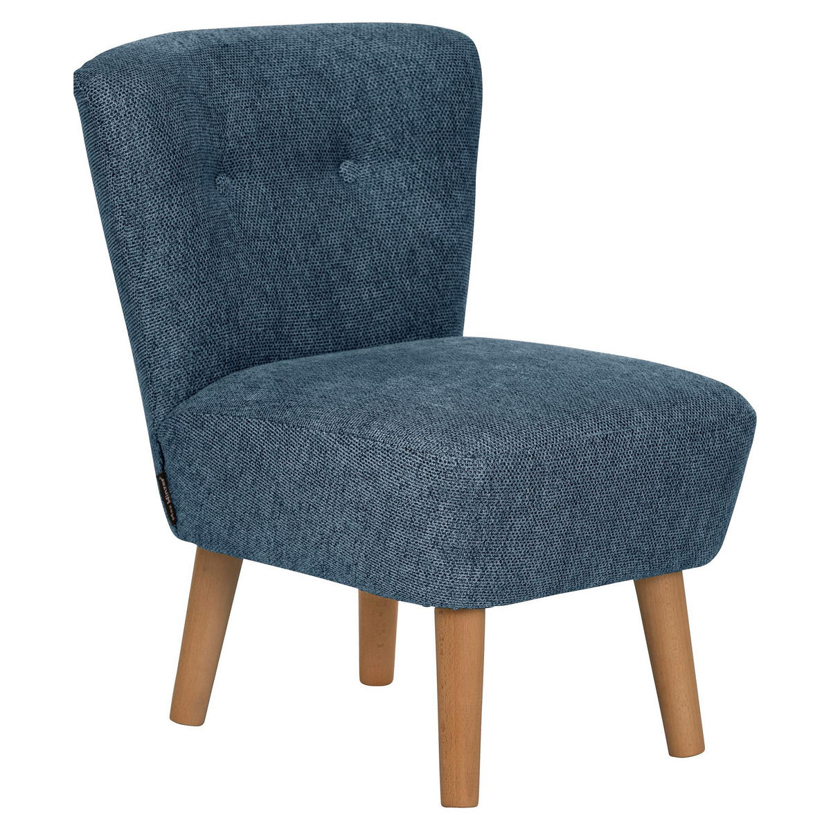 KINDERSESSEL Katya Flachgewebe dunkelblau - Dunkelblau, Kunststoff (41/54/50cm) - 58aufmkessel