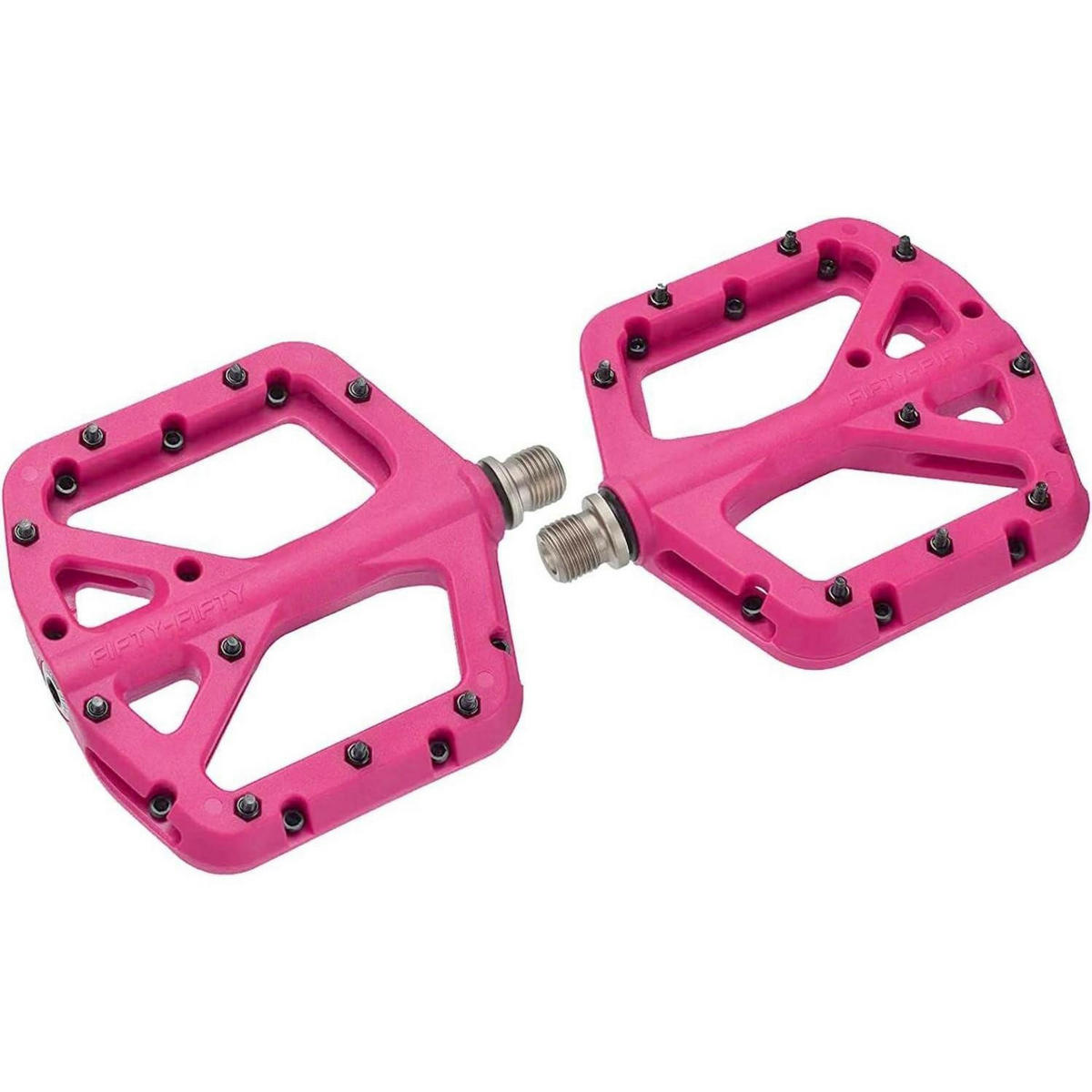 FAHRRADPEDALE Nylon Composite Rosa - Rosa, Kunststoff (10.4/1.5/10.6cm)