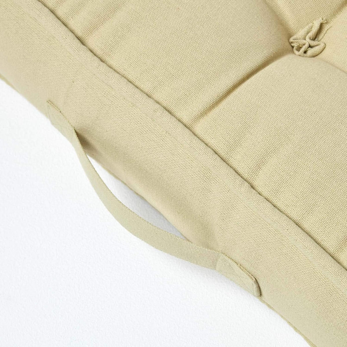 SITZKISSEN hellgrün 50/50/10 cm – Sesselkissen, Baumwolle - Hellgrün, Textil (50/50/10cm) - Homescapes