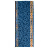 TEPPICHLÄUFER Anti-Rutsch Dunkelblau rutschfest Gummiunterlage 80/100 cm - Dunkelblau, Textil (80/100cm) - Tapiso
