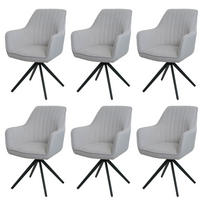 ESSZIMMERSTUHL Beige 6er-Set - Beige/Naturfarben, Textil (58/87/55cm) - MCW