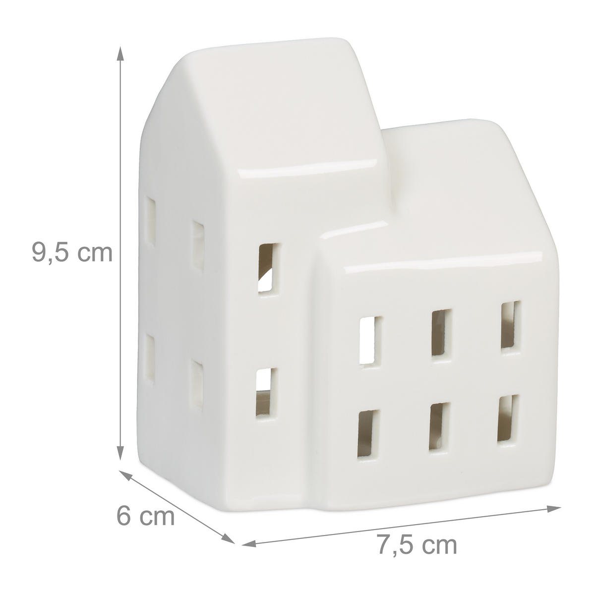 Weiß, Keramik (9.5cm) - Relaxdays