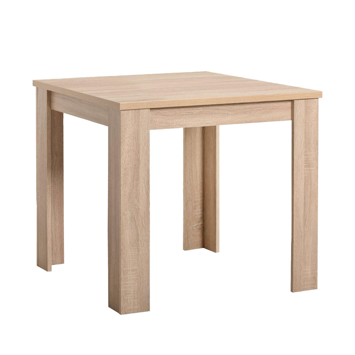 ESSTISCH in Holzwerkstoff 80/80/75 cm - Braun/Sonoma Eiche, Holz (80/80/75cm) - Homestyle4u