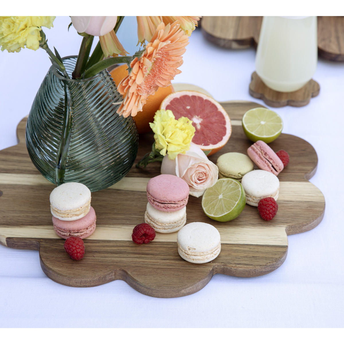 GLASVASE Chelsea mit Blattdesign - Grün, Glas (15cm) - Ladelle