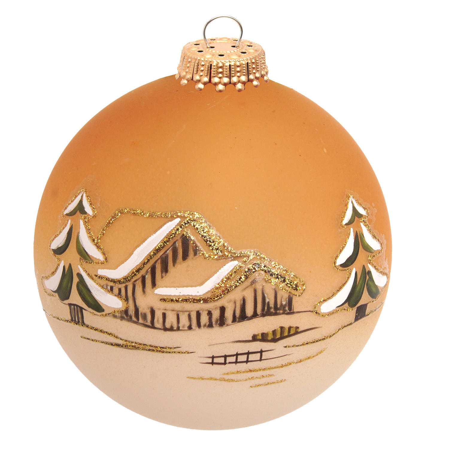 XXXLutz Christbaumkugel Gold 8x8x8 cm