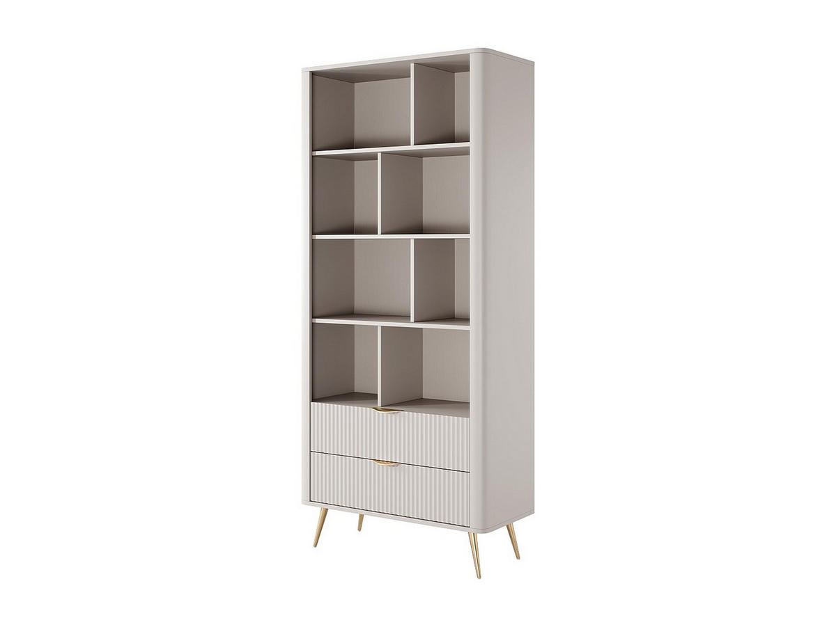 BÜCHERREGAL - 88.2 cm x 38 cm - holz - beige Elonaria - Beige, Holz (88.2/193.85/38cm) - Vente-Unique