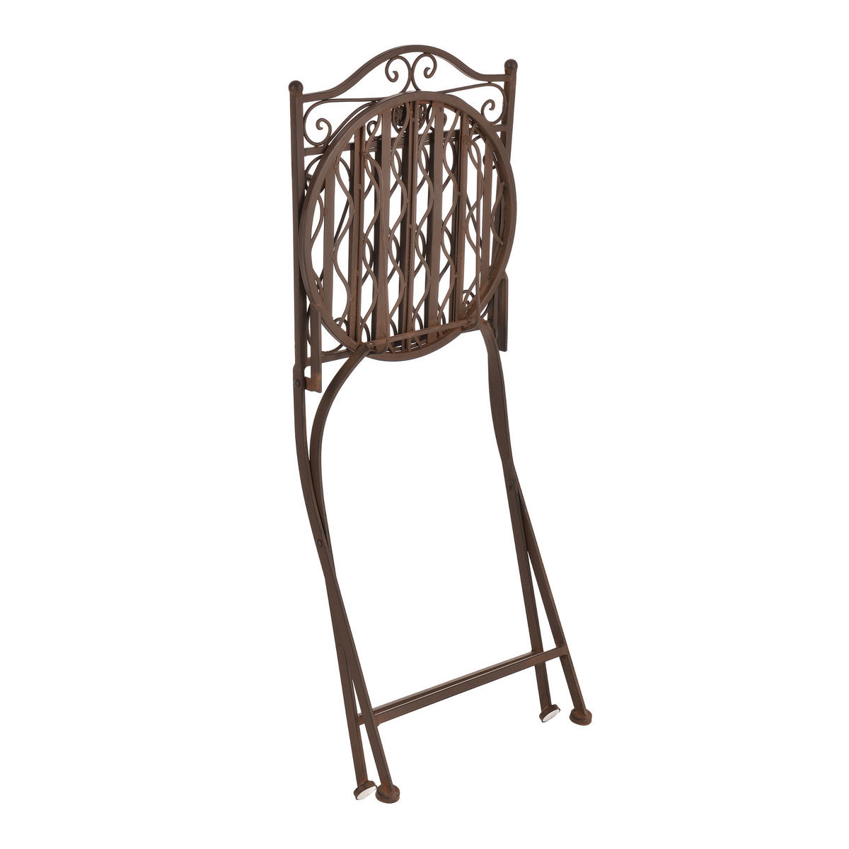 BISTROSET 3 TLG. Biella - Braun, Metall - [en.casa]