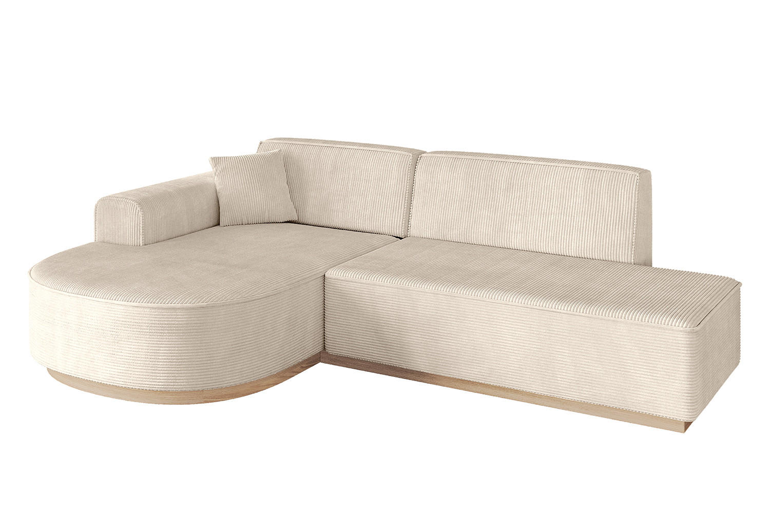 Altdecor Ecksofa Beige 243x171 cm