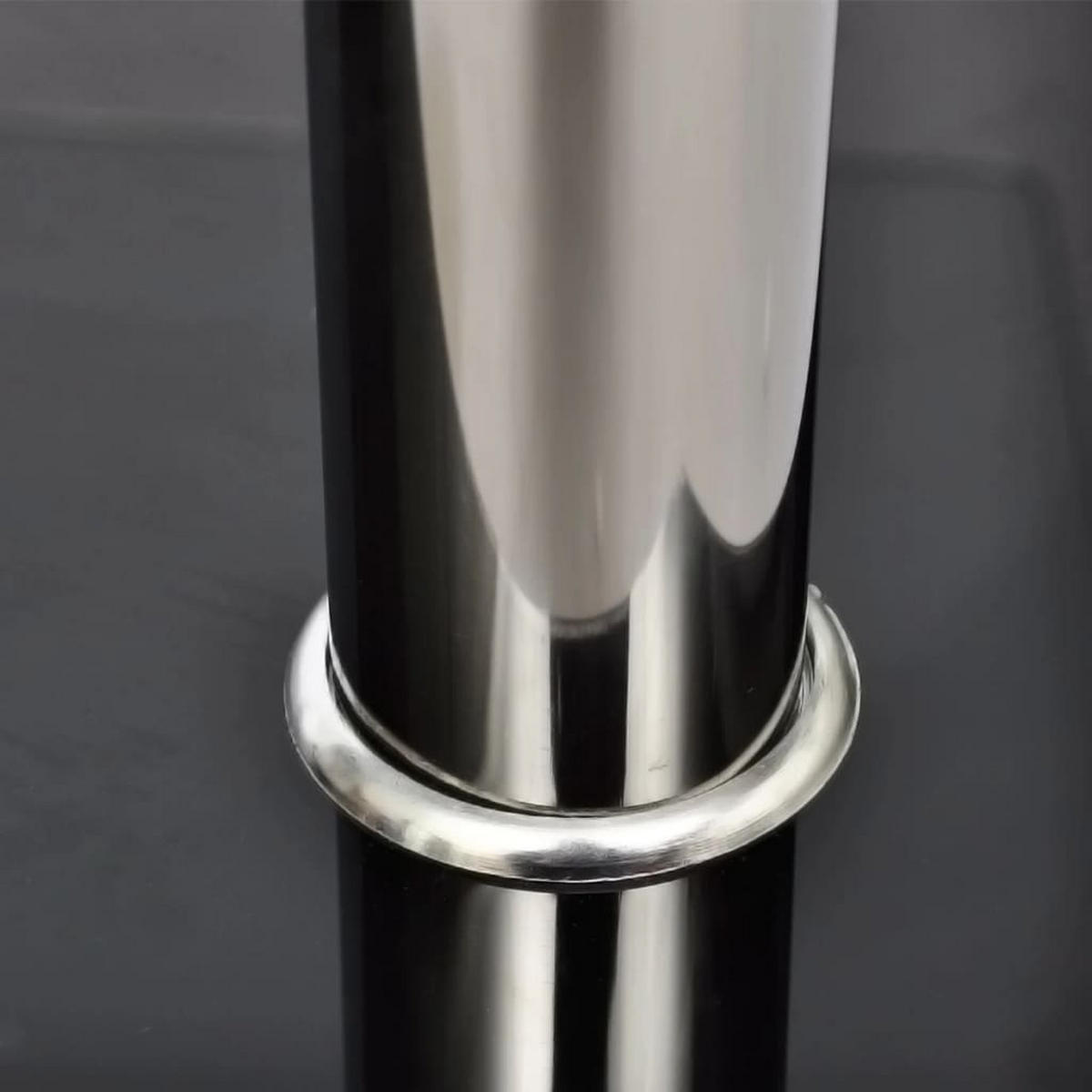 COUCHTISCH mit Ablage Glas - Silberfarben, Glas (65/65/43cm) - furnicato