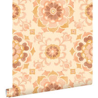 TAPETE Fliesenmuster 50 x 900 cm - Beige, Papier (50/900cm) - ESTAhome