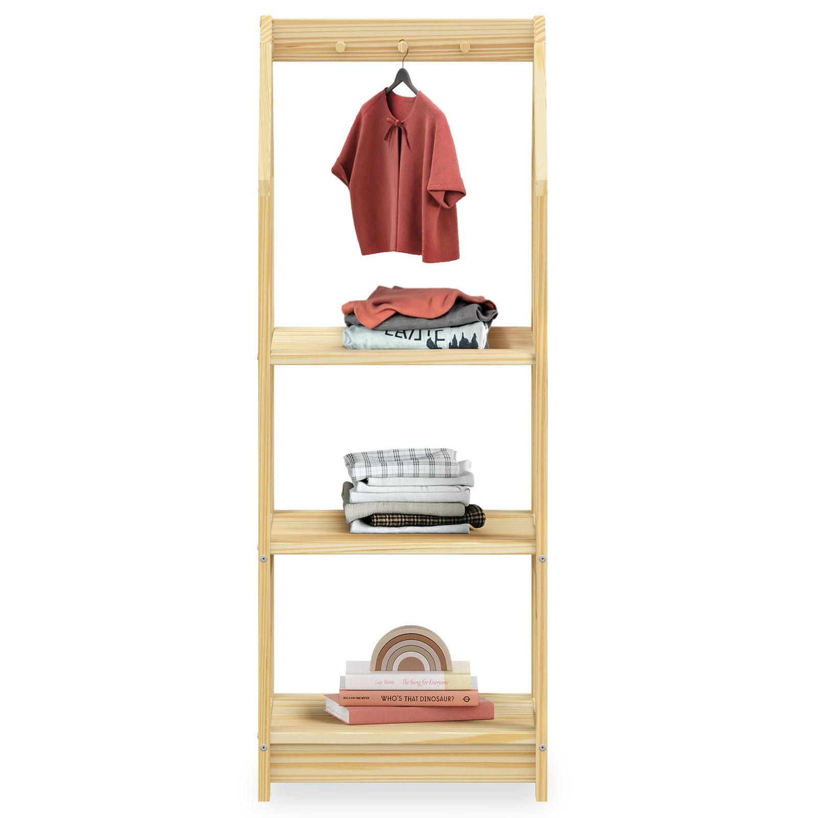 KINDERREGAL SALLY natur - Naturfarben, Holz (44/118/42cm) - IDIMEX
