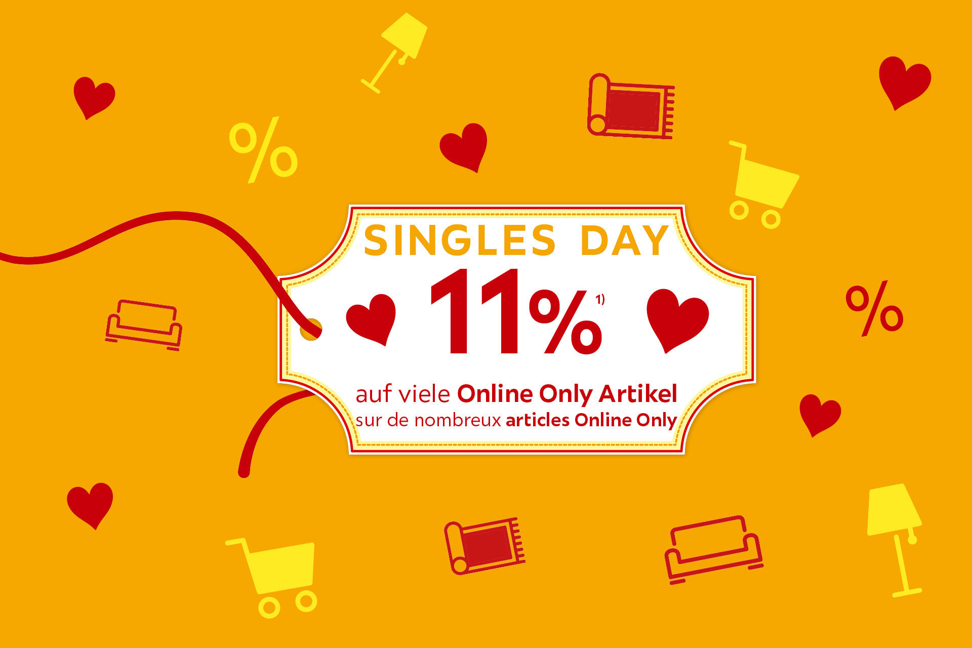 11% auf viele Online Only Artikel