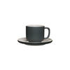 KAFFEETASSE MIT UNTERTASSE Jasper Grau 240 ml - Grau, Keramik (15/9/15cm) - Ritzenhoff Breker