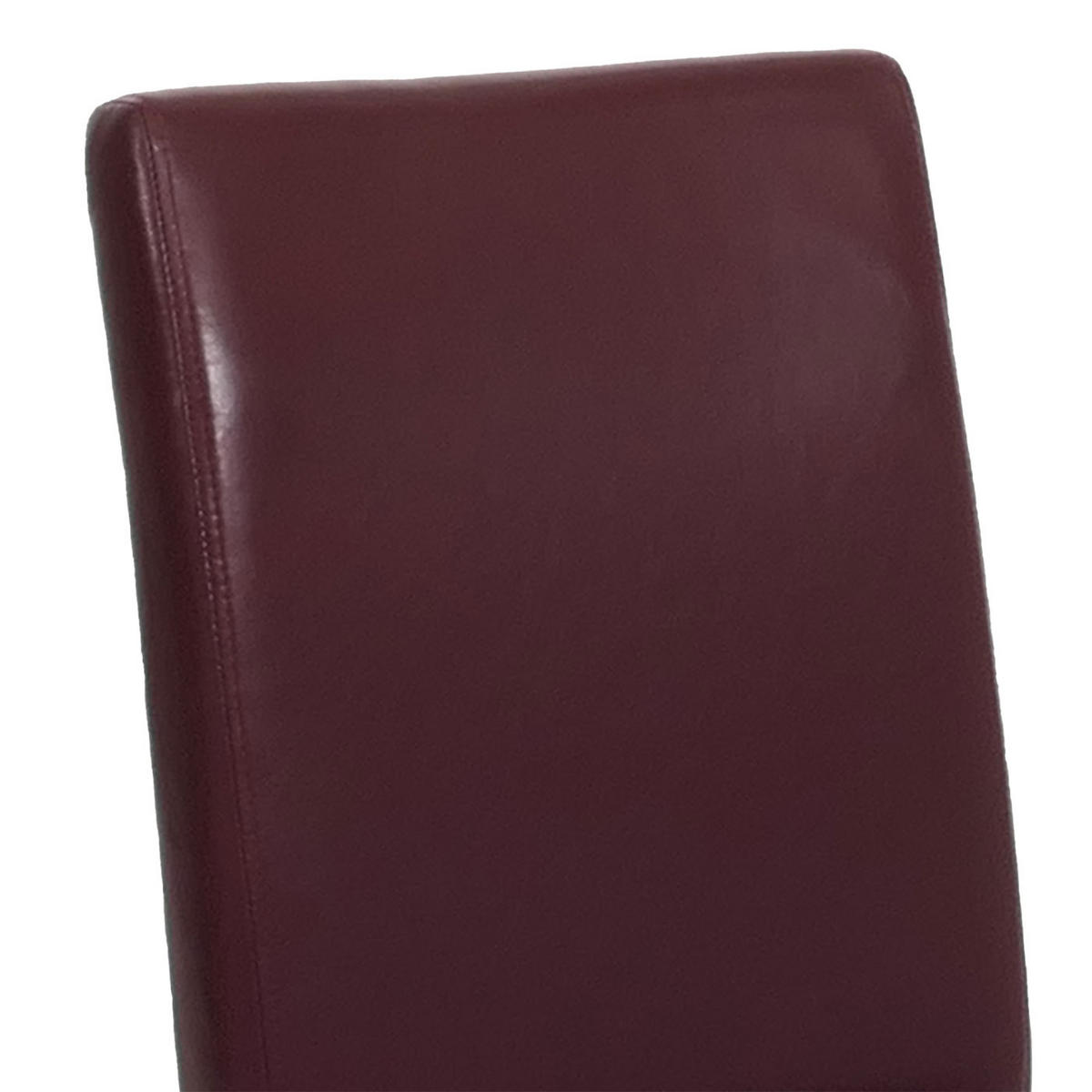 ESSZIMMERSTUHL Rot 6er-Set - Rot, Textil (43/90/56cm) - MCW