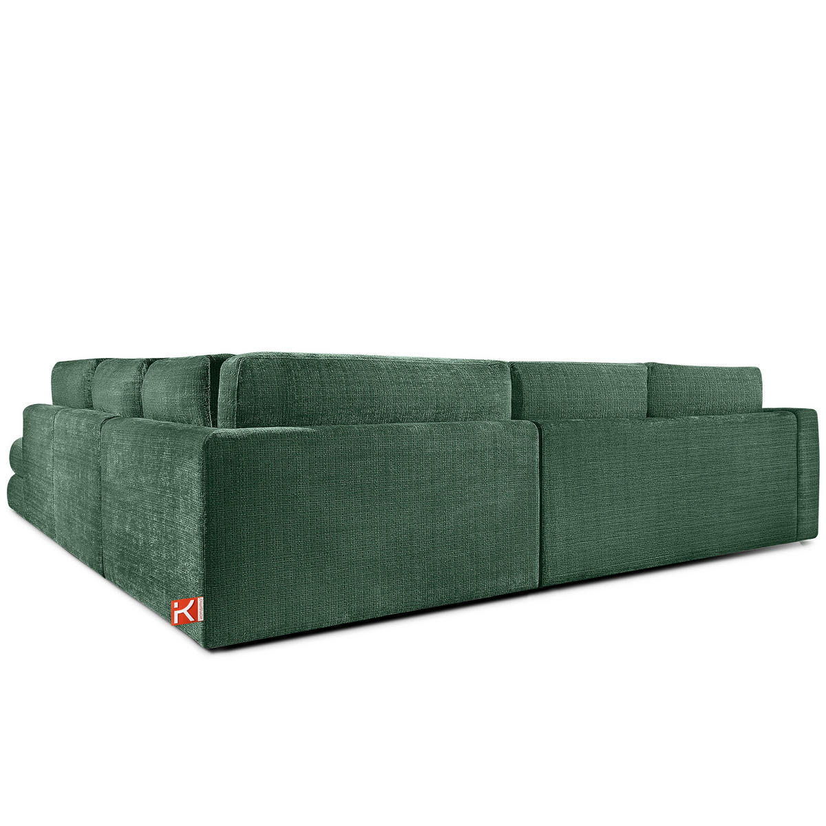 ECKSOFA links VERUS - Grün, Holz/Holzwerkstoff (297/248cm) - KONSIMO®