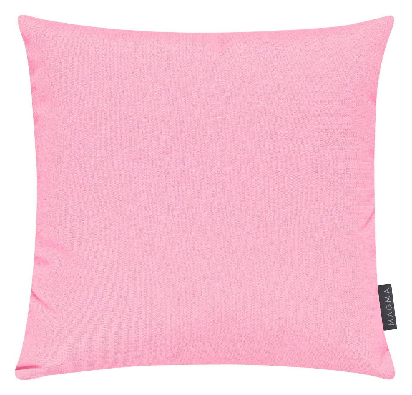 KISSENHÜLLE 2er Set Fino uni 40/40 cm - Hellrosa, Textil (40/40cm) - Magma Heimtexx