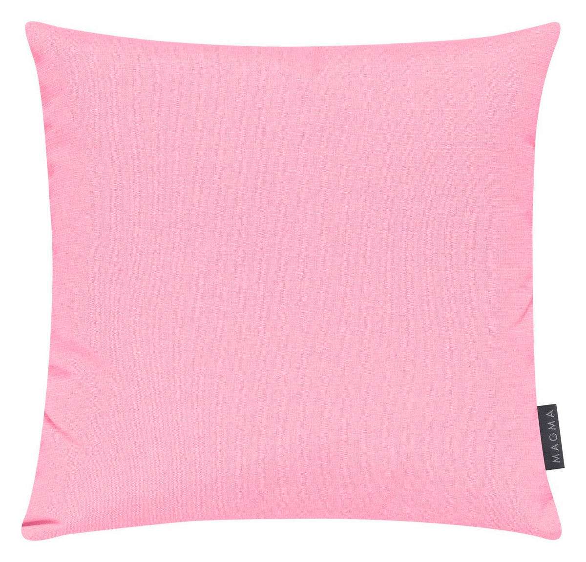 KISSENHÜLLE 2er Set Fino uni 50/50 cm - Hellrosa, Textil (50/50cm) - Magma Heimtexx