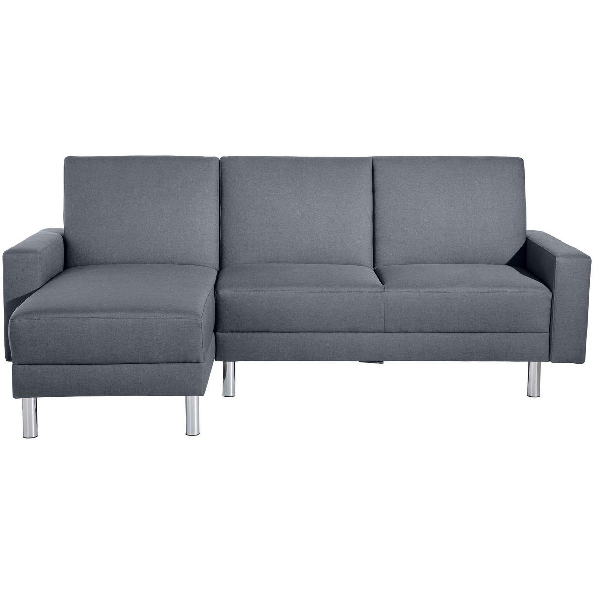 FUNKTIONSSOFA mit Hocker Katryna Flachgewebe denim - Flieder, Kunststoff (144/92/230cm) - 58aufmkessel