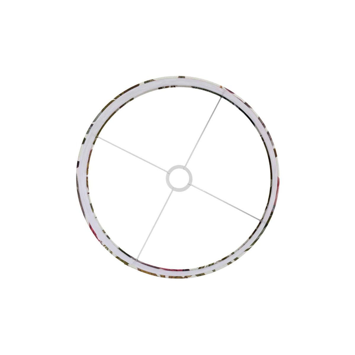 LAMPENSCHIRM Isadore Weiß 40/40/30 cm - Weiß, Textil (40/40/30cm) - Light & Living